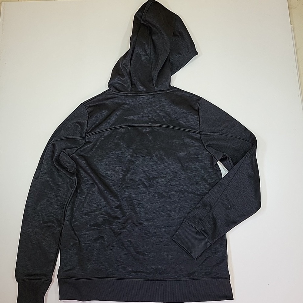 Under Armour ColdGear Hoodie Womens Medium Black Loose Fit Pullover Logo Sweatsh - Picture 8 of 10